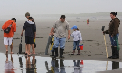 Family clamming